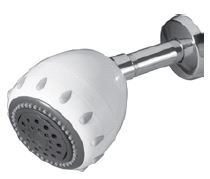 SF0501-SH-WH-5 Deluxe Shower Head With Filter